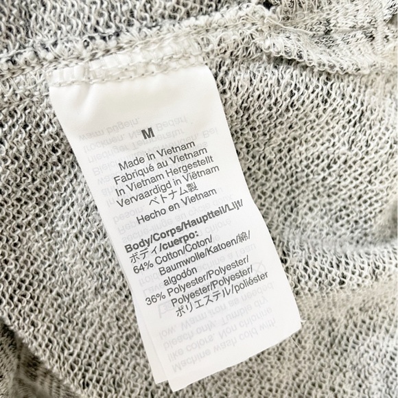 J. Crew Mercantile Gray V-Neck Tunic Sweatshirt Size Medium - Picture 15 of 15